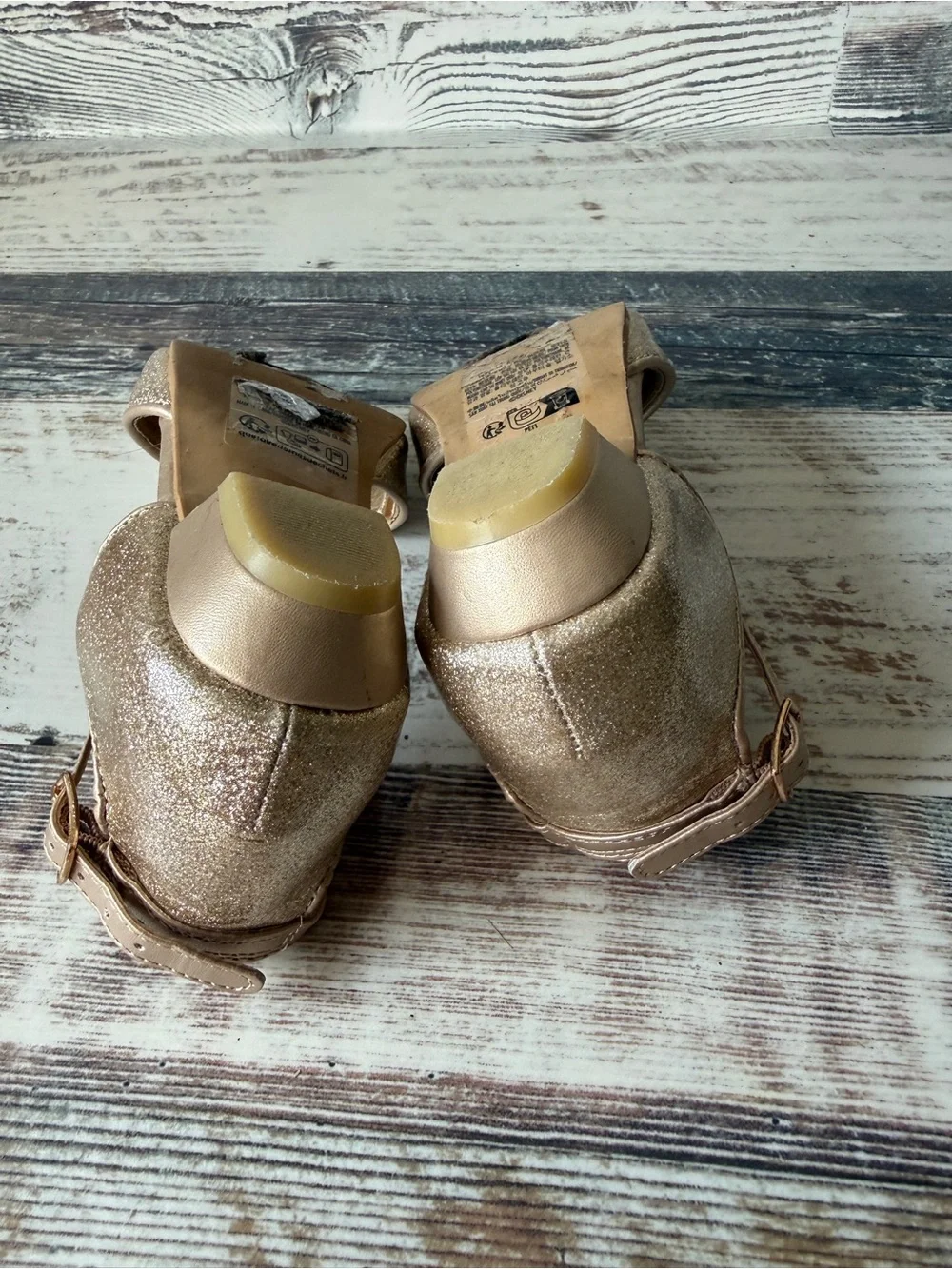 DISNEY Bibbidi Bobbidi Boutique Disney Princess SHOES w Kitten Heels Girls Sz 12